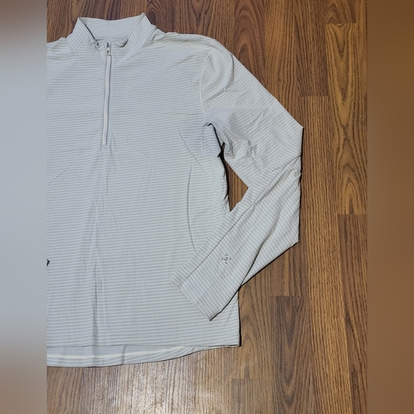 Lululemon Women's M Quarter-Zip Turtle Neck Long Sleeve Mesh Top B58 - Picture 3 of 8